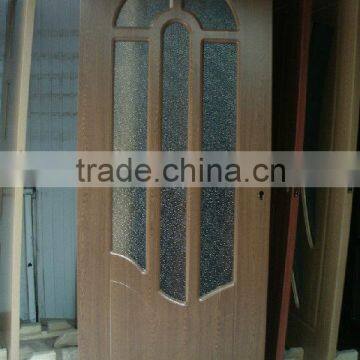 Interior mdf pvc glass door/kitchen door/bathroom door design