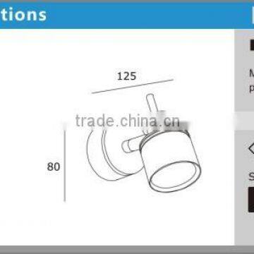 Aluminium MR16 Halogen Spotlight photo-2