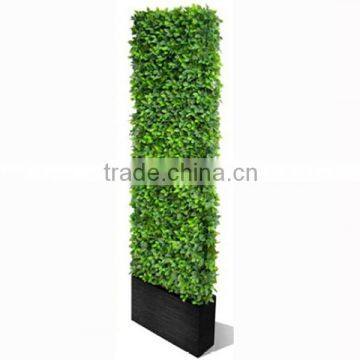 Rose leaf shape artificial grass wall for garden decoration