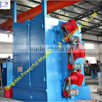 QT37 shot blasting machine for cleaning anchor chain/hanging chain type shot blast machinery/hanger chain shot blasting machine/