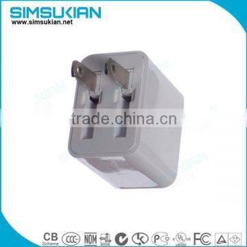 china manufacture 5v 2a micro foldable usb wall charger