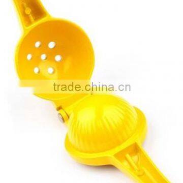 LEMON SQUEEZER MACHINE -Pressed Juice Machine-Yellow-Aluminum-Hand Helded