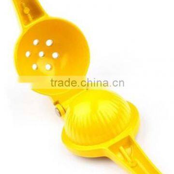 LEMON SQUEEZER MACHINE -Pressed Juice Machine-Yellow-Aluminum-Hand Helded