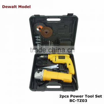 2pcs Set BMC Box Packed Impact Drill and Angle Grinder Set photo-3