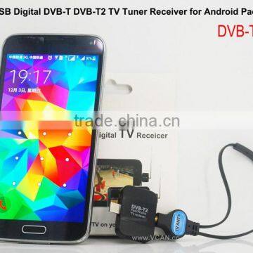 DVB-T2S Micro USB Digital digital tv receiver DVB-T DVB-T2 TV Tuner Receiver for android pad