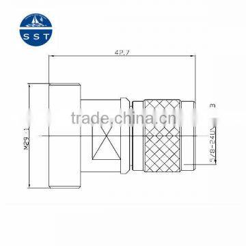 Din-female to N-female rf adapter