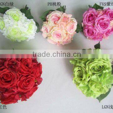 artificial silk rose wedding YL554