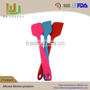 Chinese Supplier Hot Sale personalized silicon spatula ,BPA free silicone spatula set,custom cooking cake bbq spatula