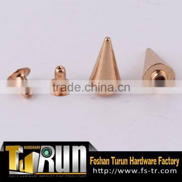 New product stable color zinc plated hollow rivet for book