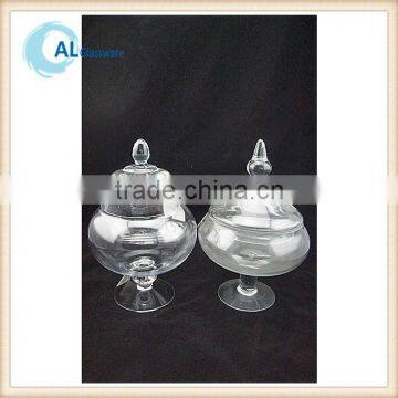 small Apothecary Candy Glass Jar, glass jar for food