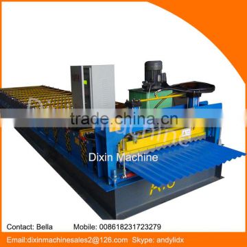 corrugated 850 Type Corrugated Metal Roofing Tile/corrugated sheet metal machine/corrugated panel for Ethiopia