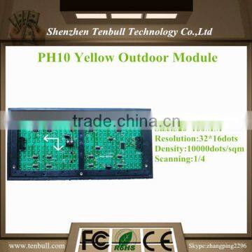 p10 Yellow led module led display