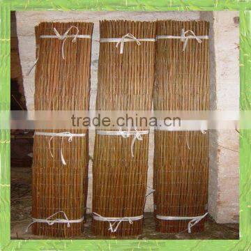 Black fern fence for decoration