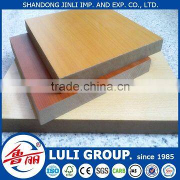 cherry melamine particle board from shandong LULI GROUP China manufacturers