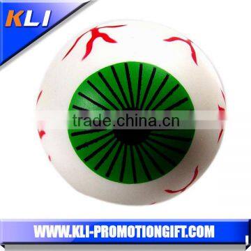 Advertising big PU anti stress custom eye stress ball