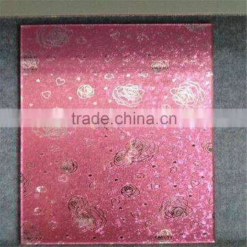 5mm Hot Selling Design Ice Flower Mirror Glass for Wall Glass photo-3