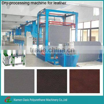 Durability solvent-free polyurethane synthetic leather production line/making machine