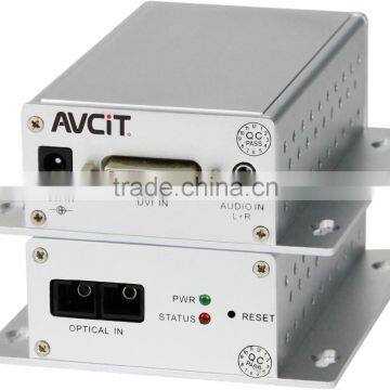 DVI Extender over Optic Fiber Signal Extender