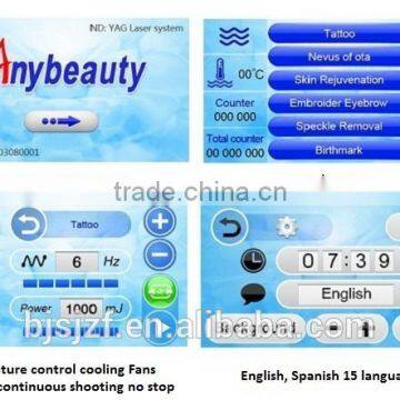 Powerful F6 nd Yag Laser Tattoo Removal With Medical CE