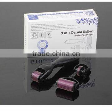 Face Roller 180/600/1200 Titanium Needles Derma Roller 3 IN 1 photo-4