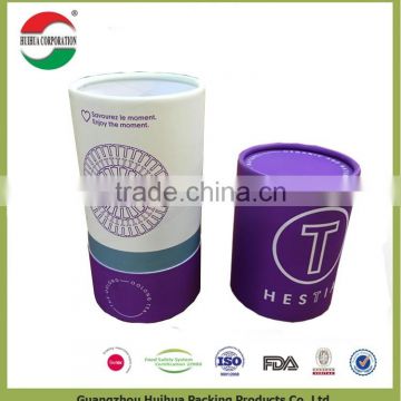 Custom cardboard round tubes with lids