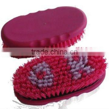 horse body brush with pp bristles /grooming brush