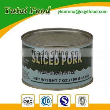 OEM Brands Canned Sliced Pork in Szechuan Style