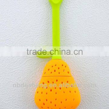 pear shape silicone tea infuser