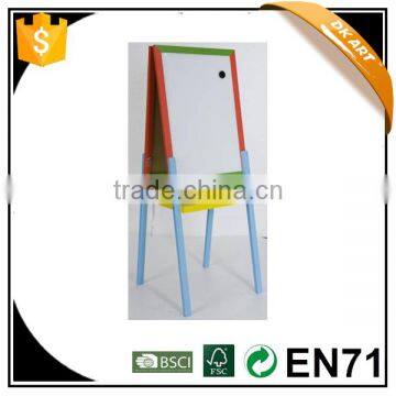 factory supply,Double face easel for art supply, wood with painting