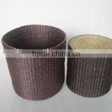 Set of 2 big sedge basket, guarantee 100% high quality product from Vietnam