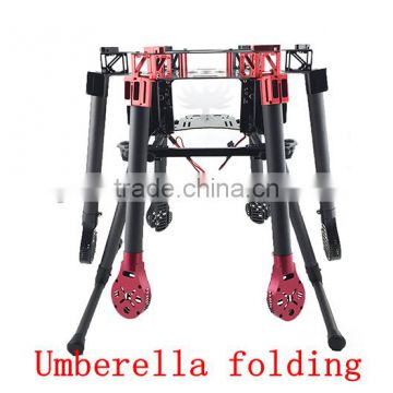 Foldable Hexa-copter Carbon Fiber Frame/Kit multi copter 3k carbon fiber frame HF900mm with landing gear