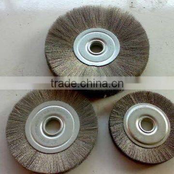 hot sale steel wire disc brush for polishing and cleaning machine