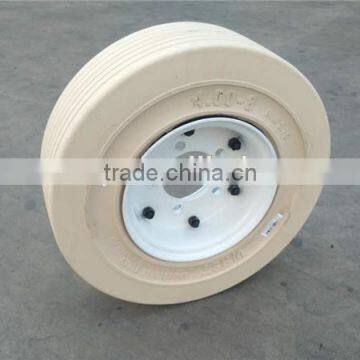 Solid Rubber Aircraft Trailer Tire 4.00-8/3.00D/3.75 Being on Sale photo-2