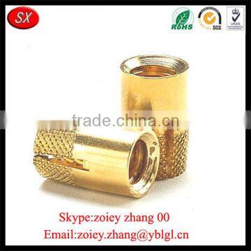 Dongguan Hrdware Factory Custom Insert Parts With Female Threaded