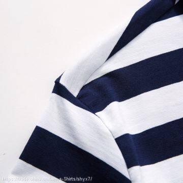 Yixigeluo New Men's Summer Men's Short Sleeved POLO Shirt Business Tide Version of Men's Polo Shirt Striped T-shirt photo-4