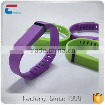 uid rewritable RFID LF EM4305 custom soft tpu silicone wristband