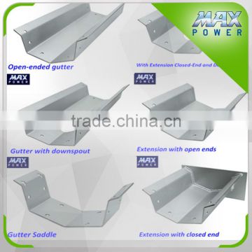 greenhouse aluminium rain gutter