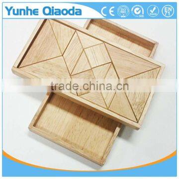 Top Quolity Wooden Tangram Jigsaw Puzzle - Unique Wooden Toys for Kids and Adults Gifts photo-3