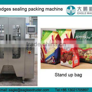 global applicable large size vertical bugle chips/core filling snacks/popcorn packing machine in china jinan