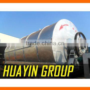 Waste Tire Pyrolysis Pyrolysis Plastic Tyre Waste to Crude Oil Fuel Oil Plant no Emission photo-3