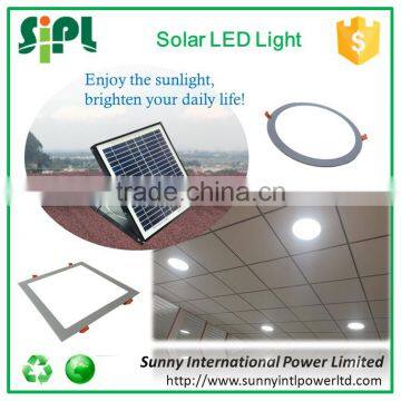 Clean Energy Solar Powered SMD2835 Flat Led Panel Home Light Daytime Running Light photo-3
