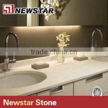 Newstar Hotel White Quartz Bathroom Top photo-3