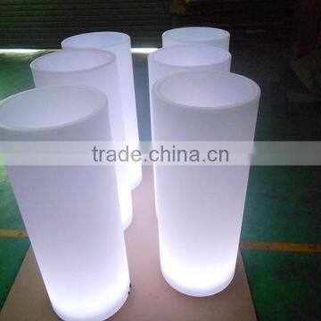 Manufacturer PE LED Round Flower Pot/PE Led Bucket With Remote Control 16 Mix Changeable Colors Die38*H115CM photo-3