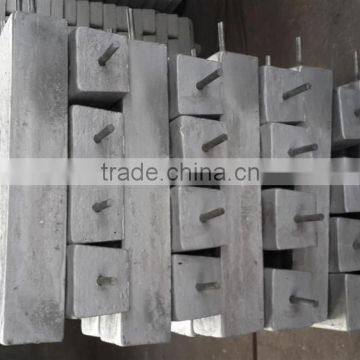 High Potential Magnesium Anodes With Back Fill
