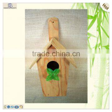 Wholesale Cheap Hanging Hole Large Pine Bird Cages photo-3