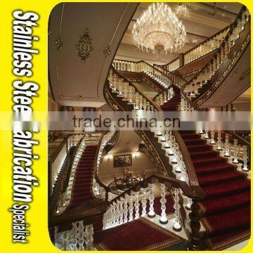 Luxury Decorative Balcony Aluminum Glass Railing for Hotel