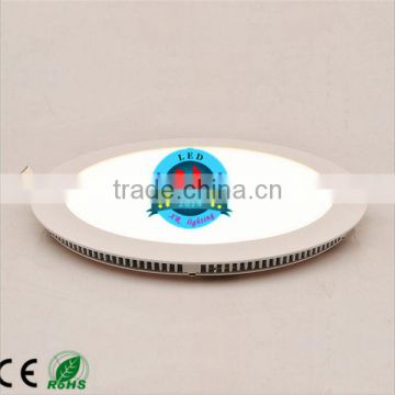 China 6 inch warm white big round 12w led panel light