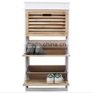 Europe Style Wooden Furniture Shoe Cabinet photo-5