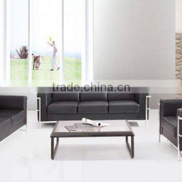 EOE Office Hotel Sofa Living Room Leather Sofa photo-2