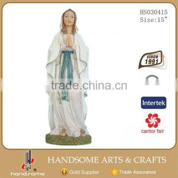 18 Inch Home Decoration Resin Craft Religious Items Virgin Mary Statues photo-3